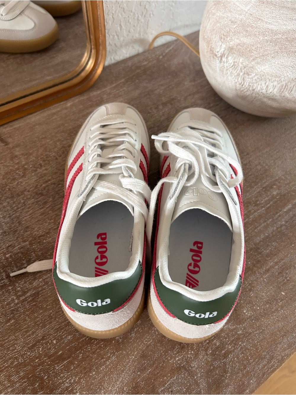 New Gola Viper Trainers Sneakers Red - Picture 5 of 7